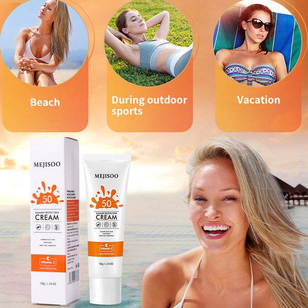 Crema solare trasparente MEJISOO Summer Protection, impermeabile, anti-sudore, resistente ai raggi UV_voghion.com
