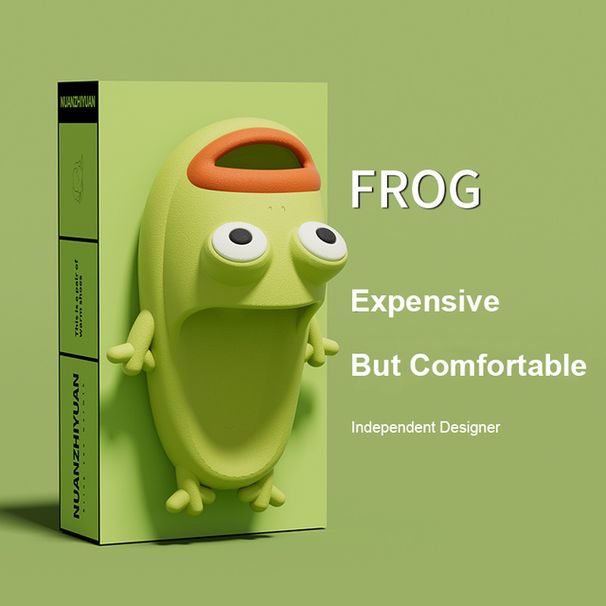 Παντόφλες Mo Dou Summers για Γυναικείες Κομψές ανδρικές διαφάνειες σε σχήμα καρτούν Αντιολισθητικά σανδάλια εξωτερικού χώρου για αδιάβροχα παπούτσια Unisex_voghion.com