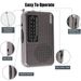 Lettore radio portatile AM/FM alimentato a batteria con antenna telescopica e jack per cuffie, per interni/esterni e_voghion.com