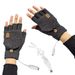 Winter Warm Plush Heating Rechargeable USB Flip Cover Gloves_voghion.com