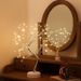 LED Decorative Tree Lamp With Remote Control - 108L Silver Branch Warm Light, 8 Lighting Modes, Romantic Bedroom/Home Decor_voghion.com