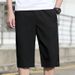 Men's Clothing Men's Casual 6 Point Shorts Summer Shorts Trend Summer Loose Outer Wear Plus Size Half Length Cropped Pants_voghion.com