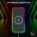 Car Wireless Charger Silicone Non-Slip Pad RGB Light For IPhone_voghion.com
