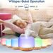 500ml USB Essential Oil Diffuser With Timer & Color Changing LED Lights, Quiet Operation For Home/Office/Hotel_voghion.com