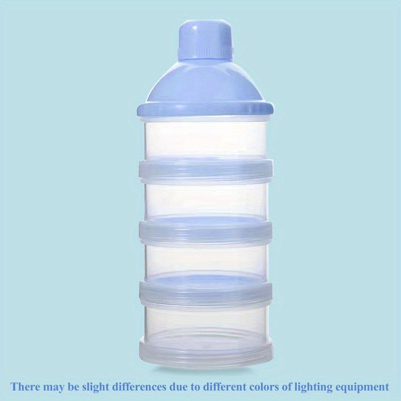 Dr.isla Baby Milk Powder Box Large Capacity Colorful Multi Layer Food Supplement Box Independent 5 Grid Layered Milk Powder Box_voghion.com