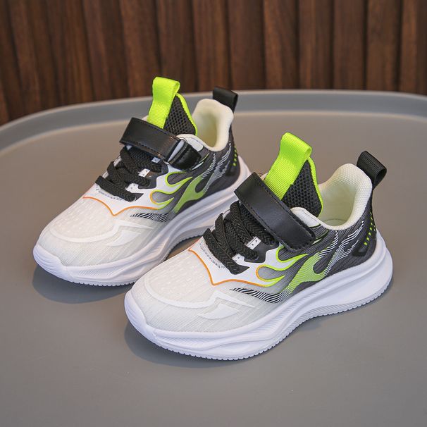 Children's Running Spring And Autumn 2025 New Boys' Sports Shoes Mesh Breathable Lightweight Soft Sole Shock Absorption_voghion.com