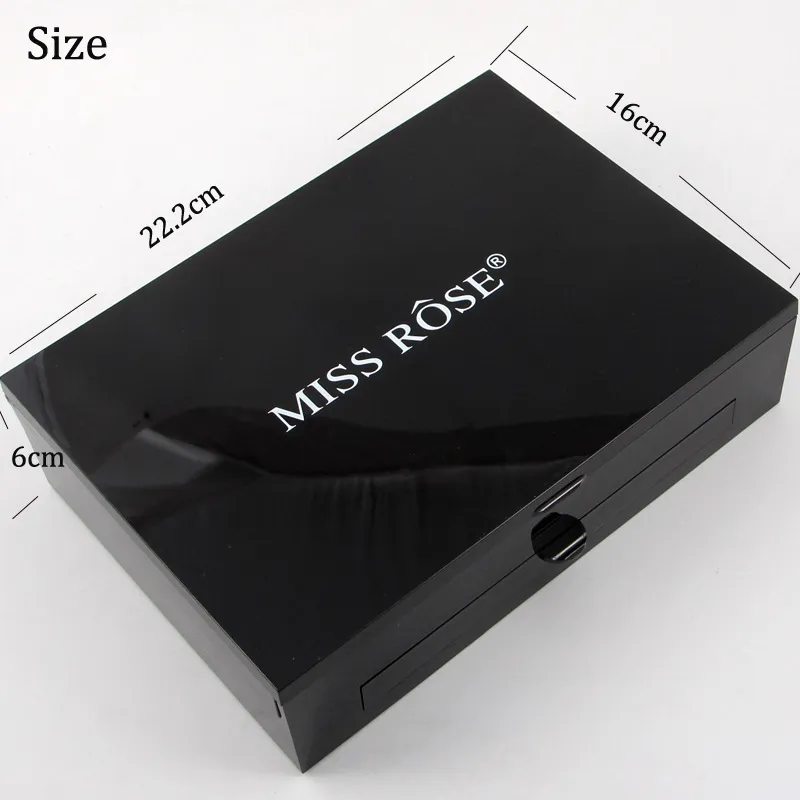 MISS ROSE 180 Color Piano Box Eye Shadow Blush Contour Set Makeup Palette Cosmetic Box_voghion.com