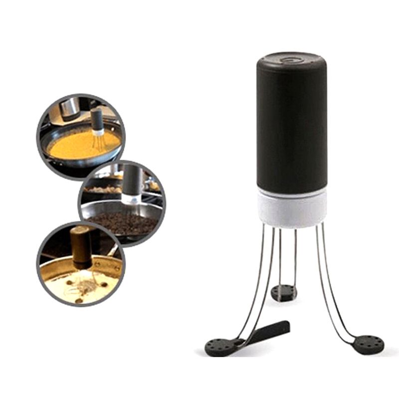 Frusta per uova in acciaio inossidabile - Frullatore a immersione rotante | Montalatte | Utensile da cucina professionale | Lavabile in lavastoviglie_voghion.com