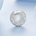 Weaved Stopper Bead Charm Sterling Silver Charm_voghion.com