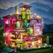 7080 PCS Magic Castle Sakura Haus Bausteine Stadtstraße Modell mit LED-Leuchten Mini Ziegel Spielzeug Kinder Weihnachtsgeschenke_voghion.com