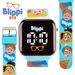 Blippi LED Watch Interactive Teaching Tool With Fun LED Lights Durable Blue Strap Educational Screen Time_voghion.com