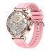 Women's Smart Watch With Colorful Crystal Dial, Waterproof, Heart Rate & Blood Pressure Monitor, Bluetooth Calling, Music Playback, Step Counter_voghion.com