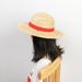Anime Luffy Straw Hat One Piece Cosplay Sun Protection Hat Parent-child Summer Sun Straw Beach Hat For Men Women_voghion.com