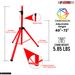 5 Core Speaker Stand Tripod Floor Heavy Duty Adjustable Up to 72 Inch DJ Studio Monitor Stands Pole Mount - SS HD RED BAG_voghion.com