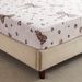 Bow Leopard Print Girls Bed Sheet Polyester Skin Friendly Bed Fitted Sheet Mattress Protector Fitted Sheet_voghion.com