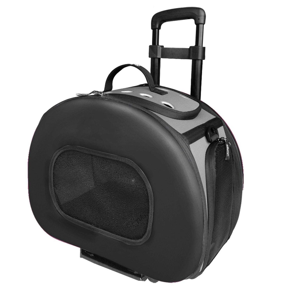 Tough-Shell Wheeled Collapsible Final Destination Pet Carrier_voghion.com