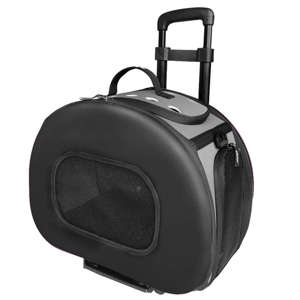 Tough-Shell Wheeled Collapsible Final Destination Pet Carrier_voghion.com