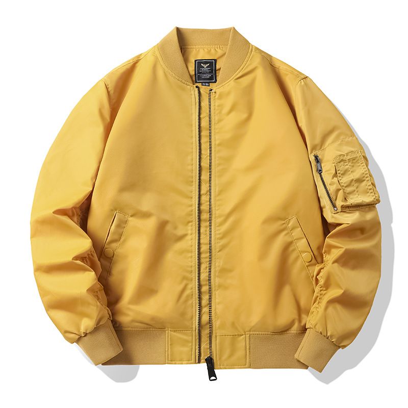 8-color jacket flight suit workwear men's spring American loose baseball uniform_voghion.com