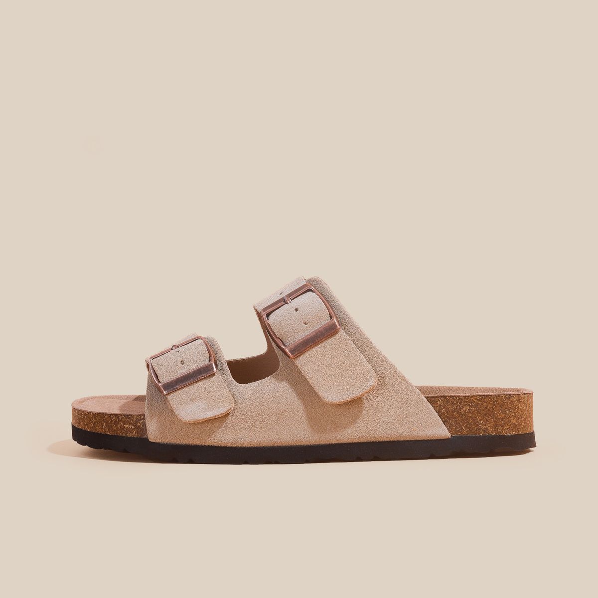 Pantofle dámské kožené vintage sandály dámské letní nošení ležérní all-in-one řada s plážovými sandály_voghion.com