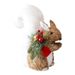 Festive Foam Christmas Animal Decorations Set - Fox, Squirrel & Reindeer Ornaments For Tree, Window And Holiday Display (European Style)_voghion.com