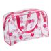 Borse portaoggetti in PVC con finitura floreale, borsa da toilette trasparente, borsa da viaggio portatile, borsa da toilette impermeabile, borsa portaoggetti di grande capacità_voghion.com
