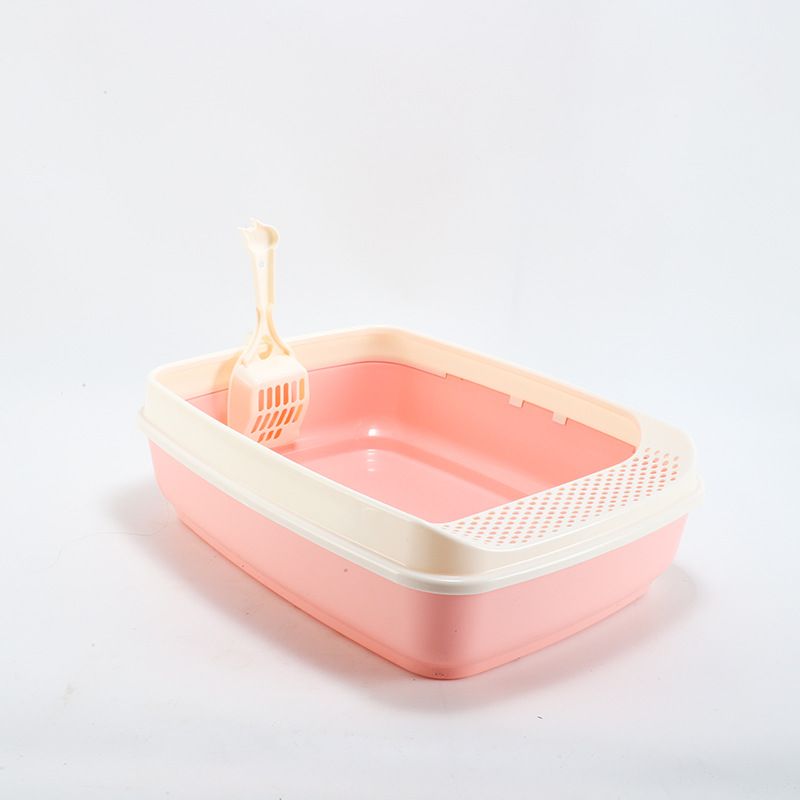 Semi-Enclosed Square Portable Outdoor Temporary Toilet Large Size Detachable Washable Cat Litter Box_voghion.com