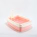 Semi-Enclosed Square Portable Outdoor Temporary Toilet Large Size Detachable Washable Cat Litter Box_voghion.com