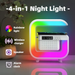 Home RGB Bluetooth Wireless Speaker Wireless Charger Stand TF FM Alarm Clock For IPhone 16~12 Pro Max Fast Charging Music Player_voghion.com