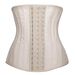 cintura addominale fitness modellante in gomma di vendita calda corsetto con cintura in lattice opaco lucido a 25 ossa_voghion.com