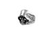 Popular Stainless Steel Death Personalized Men's Skull Head Ring_voghion.com