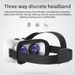 Shinecon 3D VR-briller Virtual Reality Viar Goggles Headset-enheder Smart hjelmlinser til mobiltelefon Mobil_voghion.com