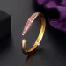 Bangle Woman Mixed Trendy Pencil Designs Cuff For Ms Wedding Purple Full Cubic Zircon Crystal Dubai Golden Party_voghion.com