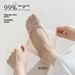 Spring and Summer thin lace ankle socks women's non-slip silicone socks wholesale cotton bottom sweat-absorbent deodorant invisible socks_voghion.com