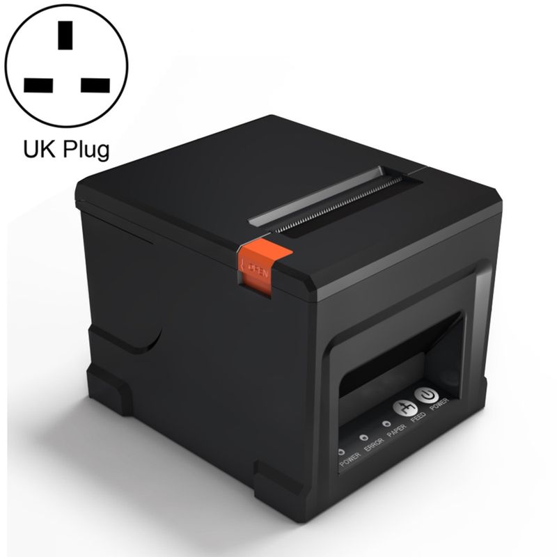 Impressora térmica de recibos ZJ-8360 II USB e interface LAN com cortador automático de 80 mm (plugue AU)_voghion.com