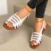 Neue flache Sandalen Frühlings- und Sommermode gewebte Strandschuhe_voghion.com