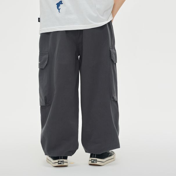 Kids Clothing Letter Printed Casual Trousers Middle And Large Overalls_voghion.com