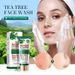 SADOER Tea Tree Oil Control in English, Gentle and Cleansing Acne Removing Student Facial Cleanser_voghion.com