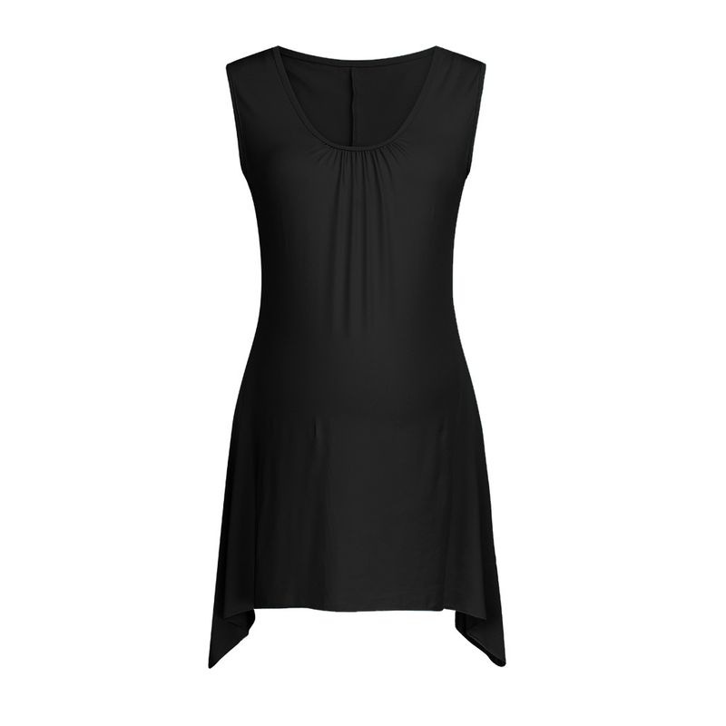 Family matching maternity clothes  loose large size irregular women's sleeveless tops_voghion.com
