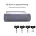 TPMS wireless alimentato a energia solare con schermo LCD a colori - Sistema di monitoraggio della pressione dei pneumatici in tempo reale con avvisi acustici per auto/SUV_voghion.com