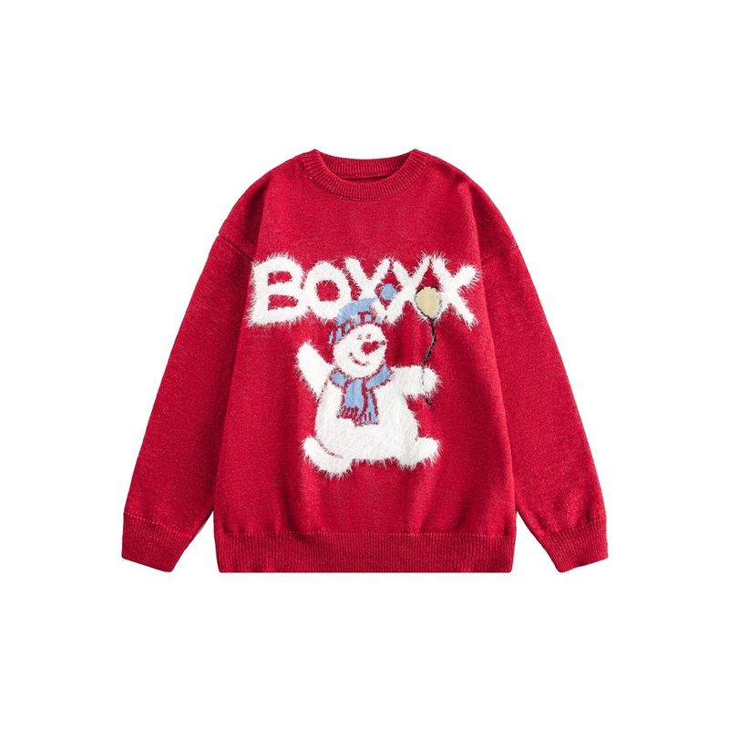 BTBDBTE autunno inverno nuovo stile college americano uomo e donna top girocollo studente maglione lavorato a maglia M2402_voghion.com