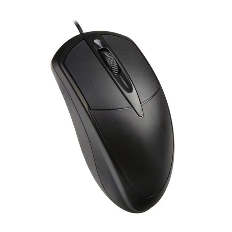 Wired USB Mouse With Colorful LED Light, Silent Clicks, 1000 DPI, Ergonomic Design For PC, Laptop, Office & Home Use​_voghion.com