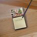 NEW Otterhound Cozy Christmas Sticky Note Holder Refillable Dispenser Self-Sticky Note Pads, Memo Pads Blank Desk Accessories_voghion.com