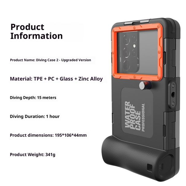 QFV50704555550<=3 Red Pepper Black Technology 15m Diving Case Waterproof Protection Compatible With Samsung Galaxy S14 13_voghion.com
