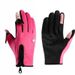 men and women's outdoor cycling warm flip windproof fleece mountaineering non slip sports autumn and winter touch screen gloves_voghion.com