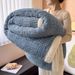 2025 New Jacquard Shu Cotton Wool Lamb Wool Blanket Gift Thickened Blanket_voghion.com