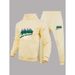 2024 New Spring and Autumn Fashion English Flame Word Hoodie Sports Set_voghion.com