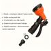 1 Adjustable High-Pressure Water Gun - Multi-Functional Garden Sprinkler | 8 Nozzle Modes For Lawn Irrigation And Car Washing_voghion.com
