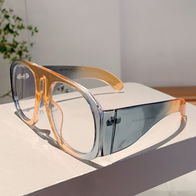 Nuovi occhiali anti-blu personalizzati con montatura grande e versatile, famosi su Internet, stesso stile Street_voghion.com