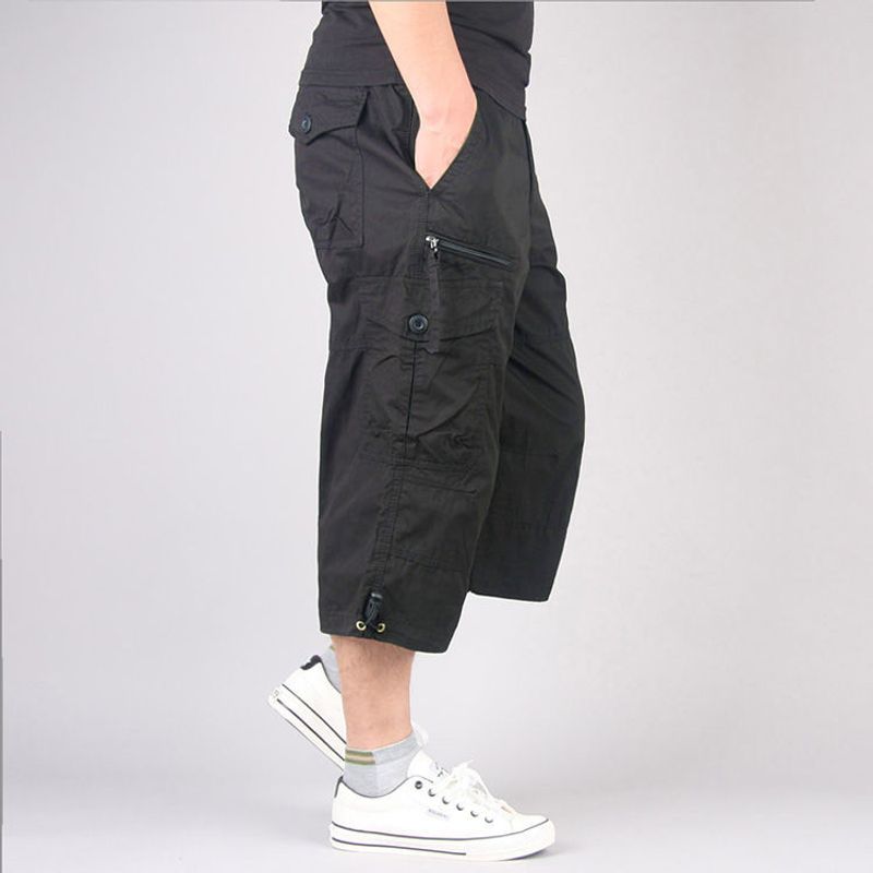 Abbigliamento da uomo all'ingrosso, pantaloncini da lavoro multitasche estivi da esterno, pantaloni casual da uomo taglie forti_voghion.com
