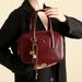Fashion Trend 2025 New Women's Red Wedding Bride Niche Design Single Shoulder Crossbody Handbag Mom Bag_voghion.com